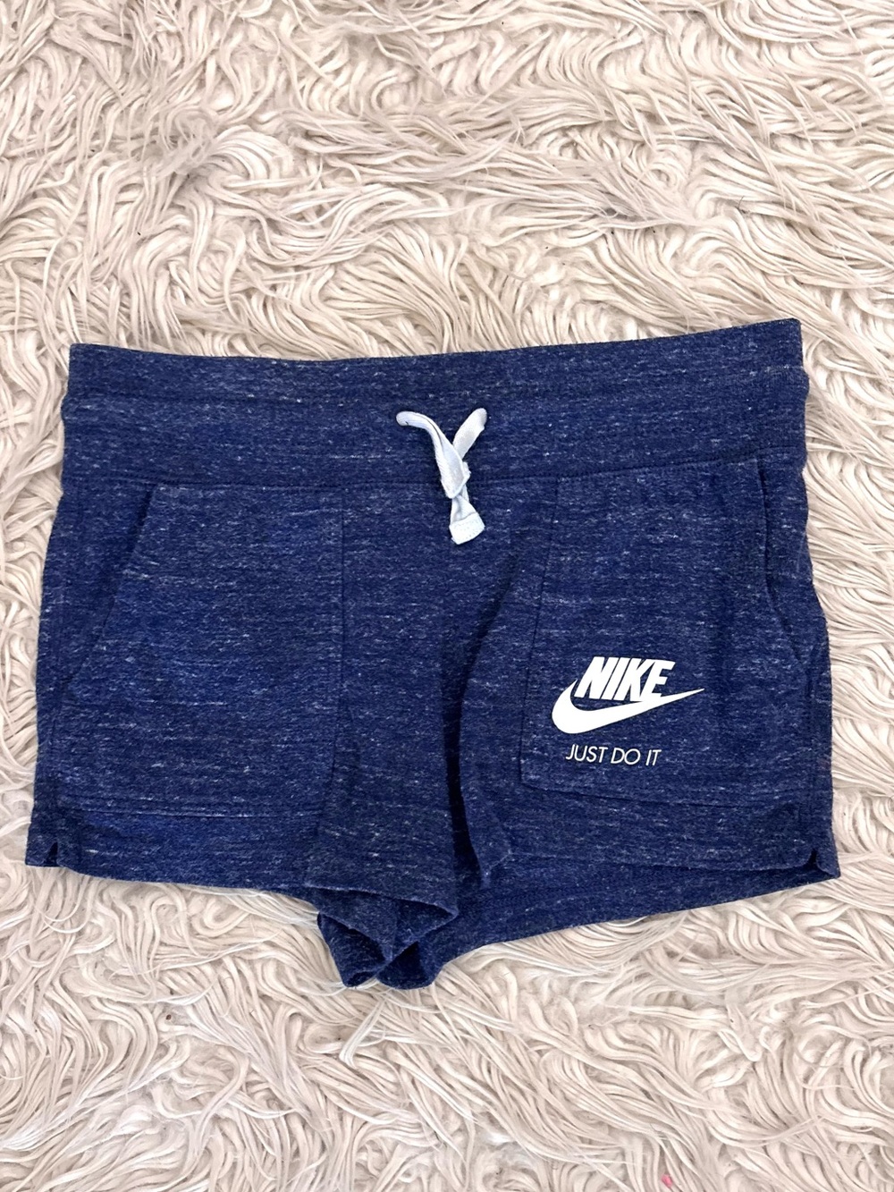 ❗️Nike Heather Blue Cozy Knit Shorts